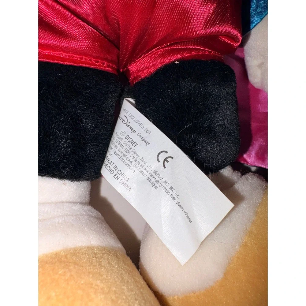 Disney Store Mickey Mouse Vampire Halloween Plush Purple Cape 12‎ Inch